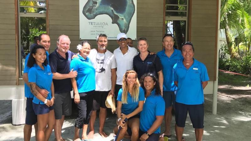 Obama visited the Tetiaroa Society Research Center