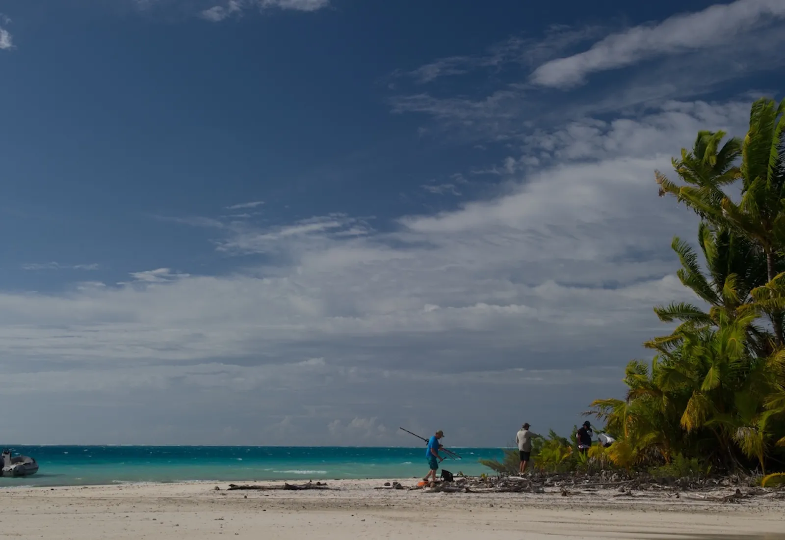 research team on Tetiaroa Atoll